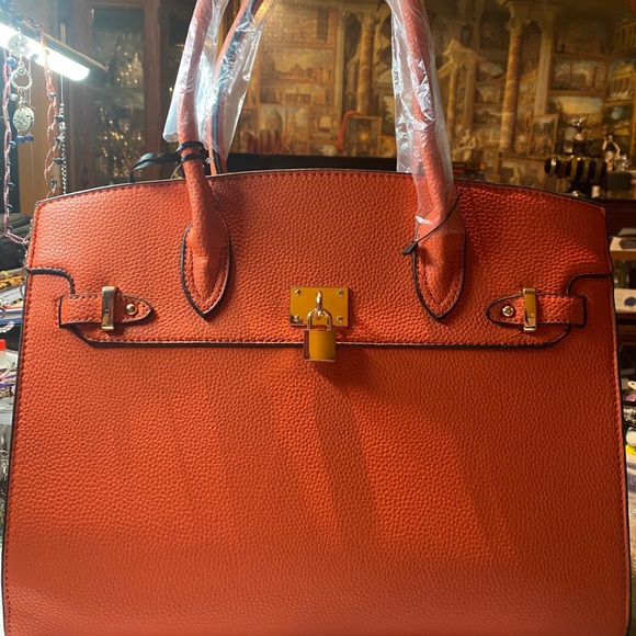 COPY - Orange FASHION Handbag & Wallet set - Picture 9 of 9
